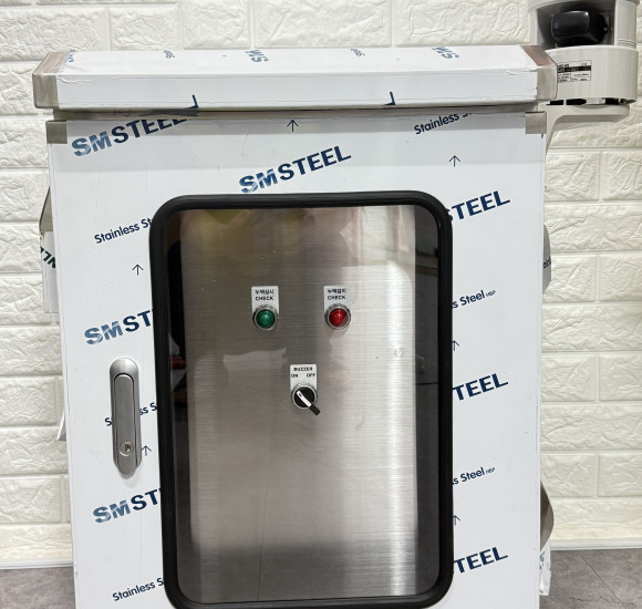 옥외 SUS  방수2중도어 제작 판매